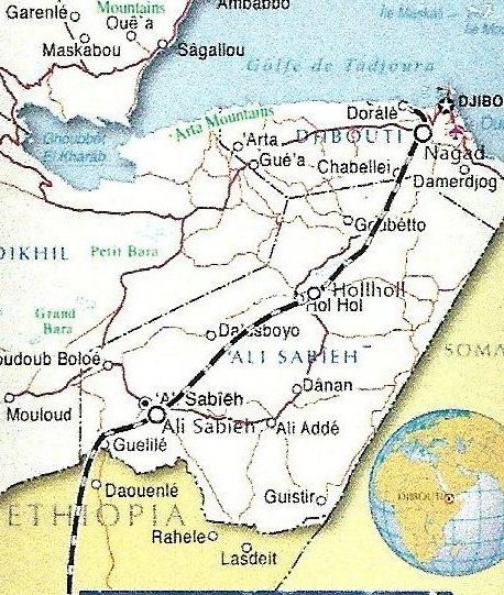 timbres-poste Djibouti 2017 new railway from Addis-Ababa to Djibouti